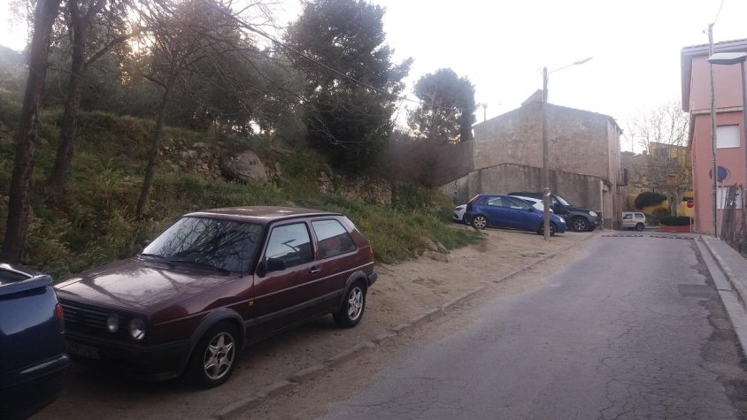 Espai on s'habilitarà l'aparcament