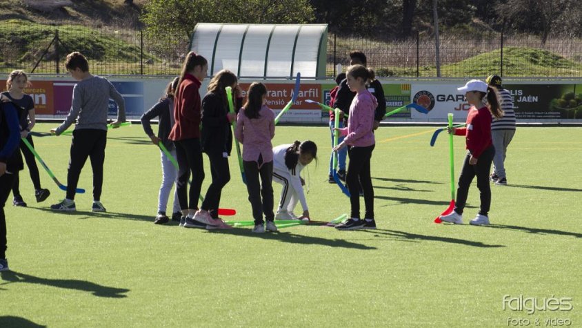 Els alumnes de cicle superior van practicar diversos esports