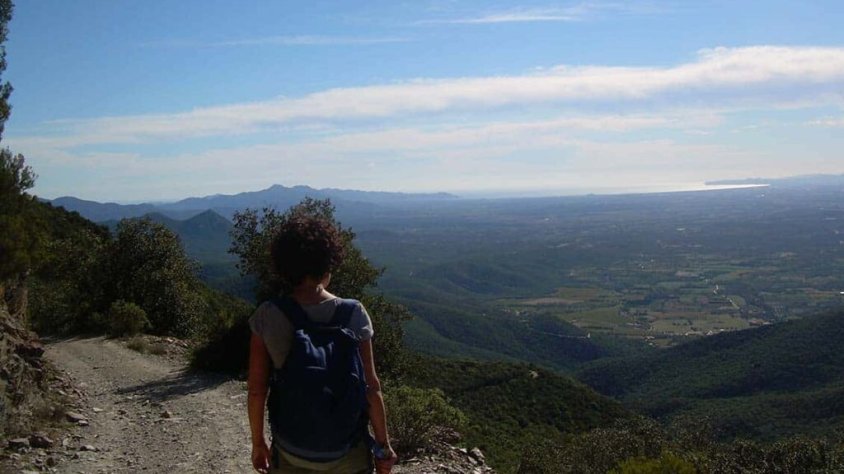 Vistes de la ruta abans d'arribar a Cantallops