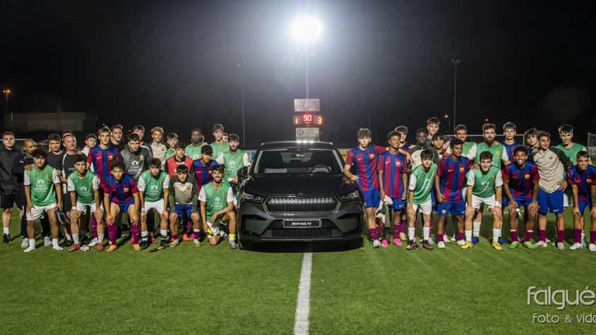 Foto de família, al final del matx