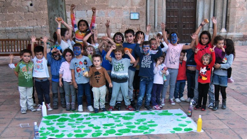 Imatge que il·lustrava la notícia més llegida, de l'escola d'Agullana (cliqueu per ampliar)