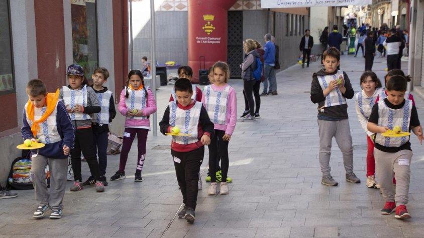 Els alumnes de 4t d'ESO de l'institut van fer de voluntaris