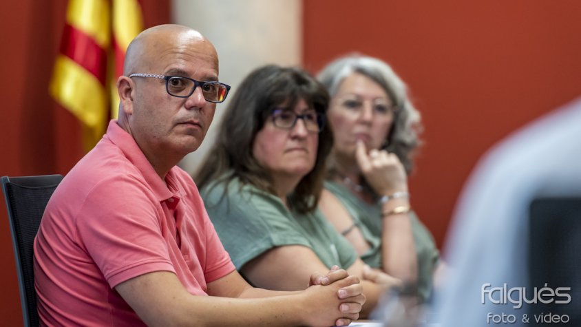 Cardona, durant el ple d'investidura