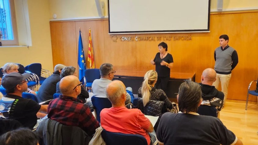Dilluns es va fer la jornada de benvinguda als nous treballadors a la seu del Consell Comarcal