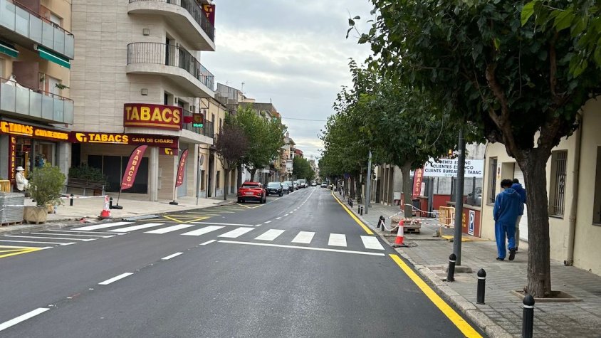 El carrer va estar tres dies tancat al trànsit