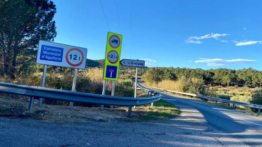 L'Ajuntament d'Agullana ha instal•lat senyalització nova