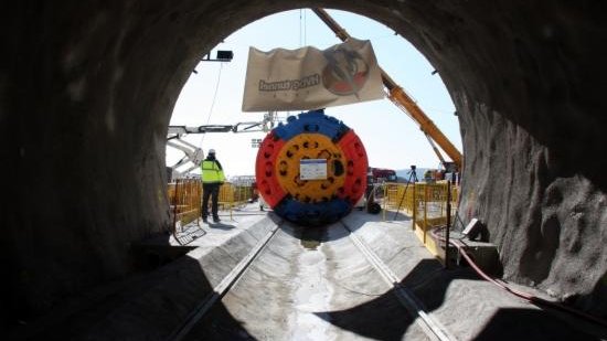 Imatge de recurs de la tuneladora Albera, que va perforar el túnel de la MAT
