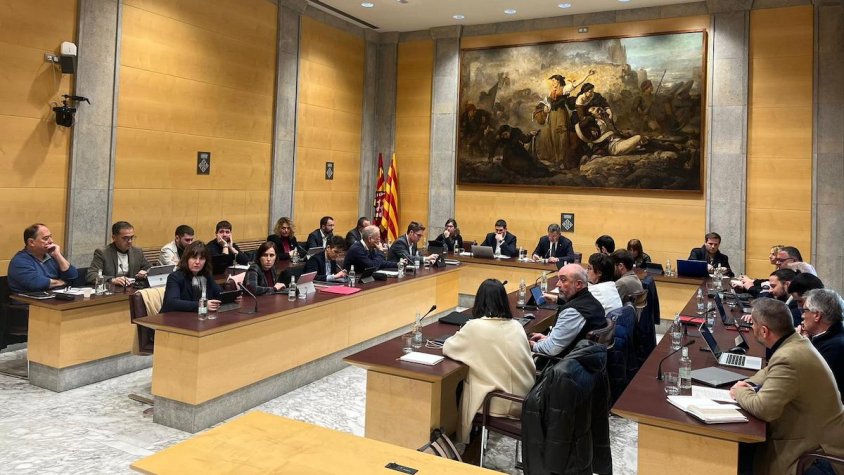 El ple de la Diputació s'ha fet aquest matí