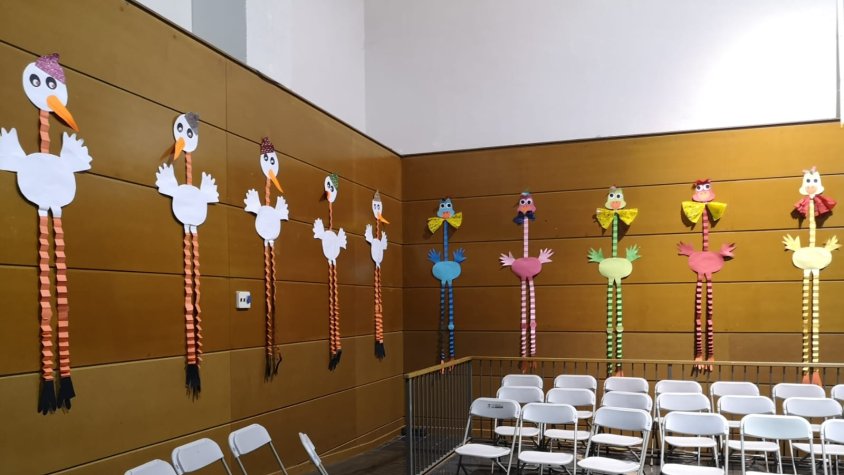 La sala de la Societat ja està engalanada pel Carnestoltes de diumenge