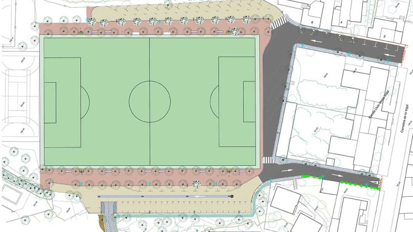 Plànol de com quedarà la zona reurbanitzada (cliqueu per ampliar)