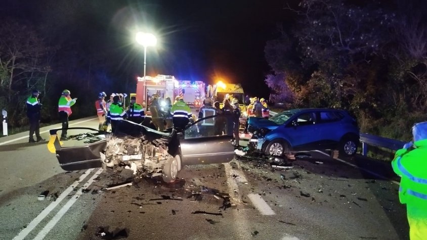Així van quedar els vehicles implicats