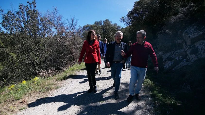 La consellera Ubasart visita els espais històrics de la Jonquera, Agullana i la Vajol
