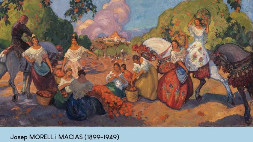 A subhasta la pintura de Josep Morell que decorava la pastisseria Dauner de la Jonquera