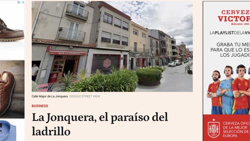 El perquè dels pisos barats a la Jonquera segons Crónica Global. Portada de la notícia.