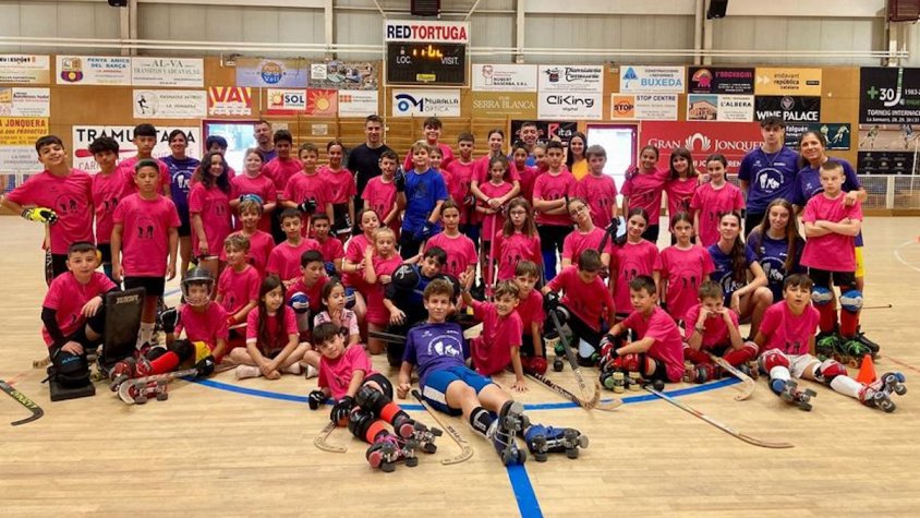 Imatge de la clausura, que es va fer dissabte al pavelló poliesportiu