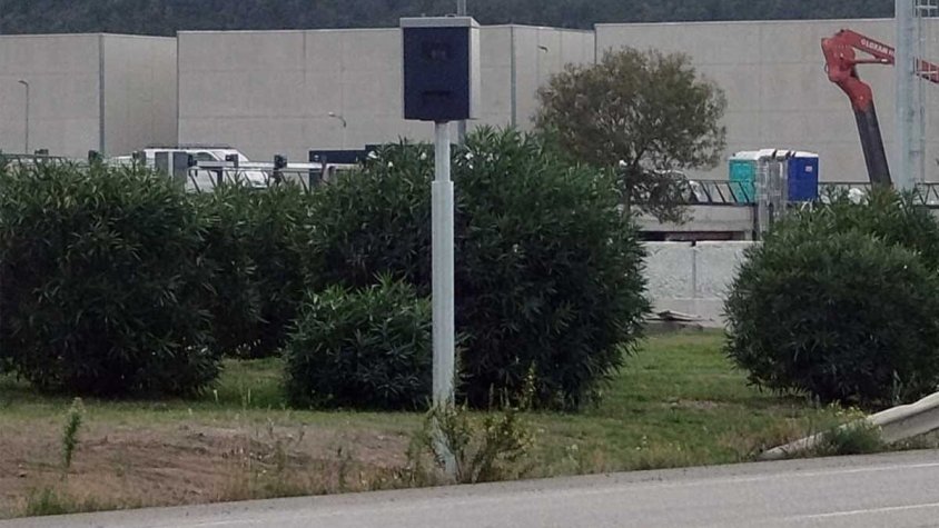 Un nou radar a l'entrada de la Jonquera per a l'N-II