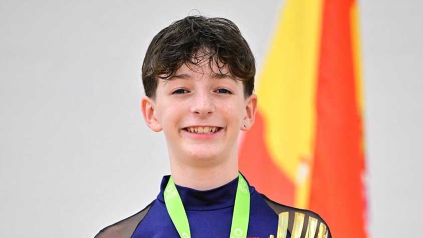 En Yeray, al podi de Zurich (cliqueu per ampliar)