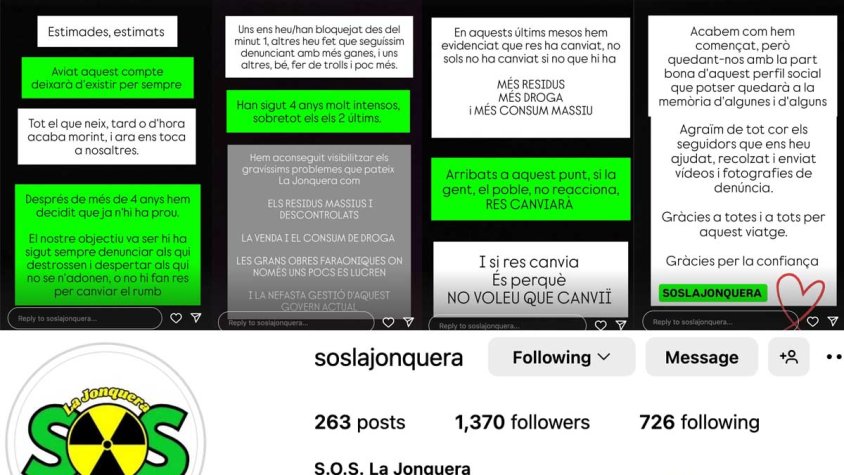 SOS La Jonquera anuncia el tancament del canal