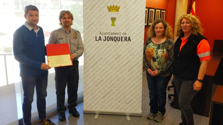 Acte oficial, a la Casa de la Vila