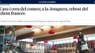 El comerç a la Jonquera i al Portús, a La Vanguardia