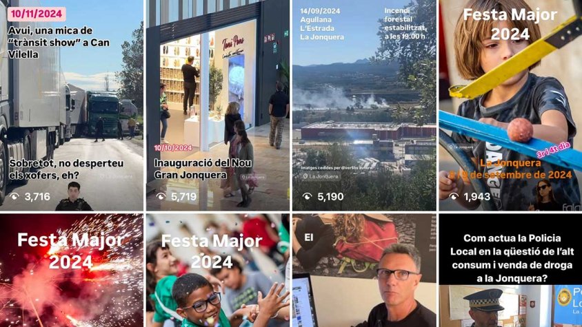 Els 5 Reels més vistos a l'Instagram d'Infojonquera