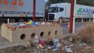 Aparició de deixalles a la Campa d'importació de la duana de la Jonquera