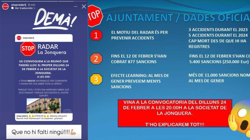 Moviment veïns i Stop Radar convoquen reunió informativa a la Jonquera