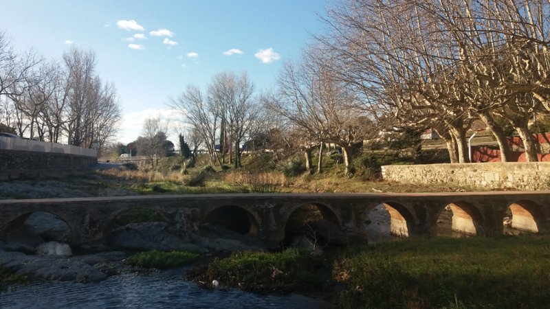 Imatge d'arxiu del riu Llobregat al seu pas per la Jonquera.
