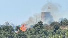Extingit un incendi forestal al bosc del Serrat de la Plaça, a la Jonquera