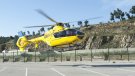 Evacuen en helicòpter un motorista ferit greu