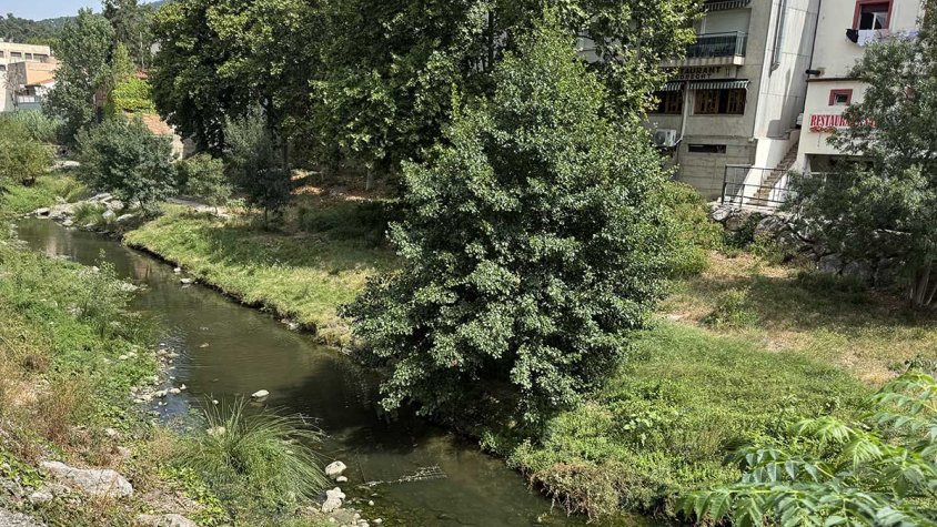 Resum meteorològic d’agost a la Jonquera. Riu Llobregat el dia 26 d'agost de 2025.