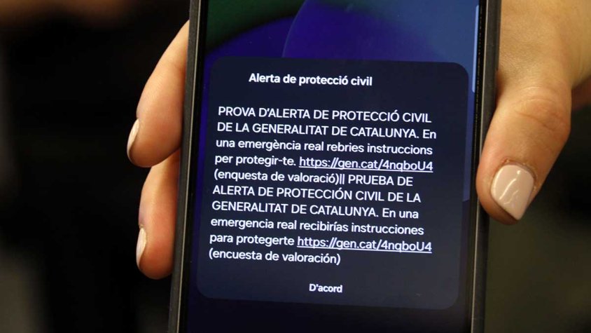No tots els mòbils de la Jonquera van rebre l’alerta d’emergències