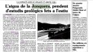 Efemèrides. La Jonquera, en “alerta roja” per sequera el 24 d'octubre de 1985