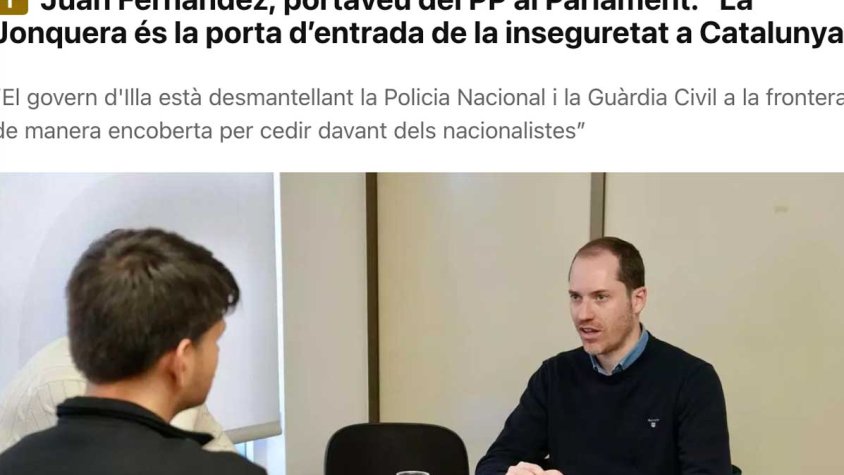 Ho hem llegit 'La Jonquera és la porta d’entrada de la inseguretat a Catalunya'