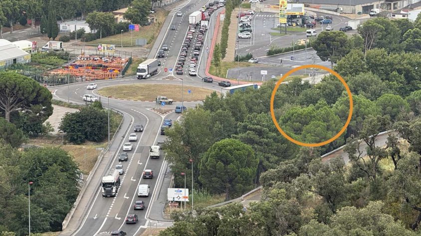 Zona aproximada on va ser localitzat