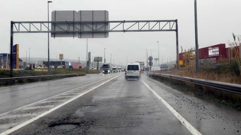 El temporal de llevant deixa avui dilluns 42,4 litres a la Jonquera
