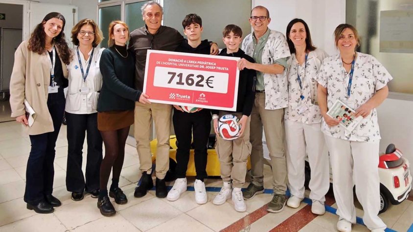 GranJonquera fa una donació de 7.162 € a l'hospital universitari Josep Trueta