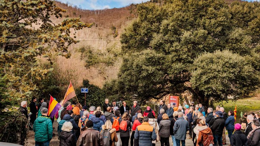 Primera ruta transfronterera de memòria democràtica entre Catalunya i el sud de França