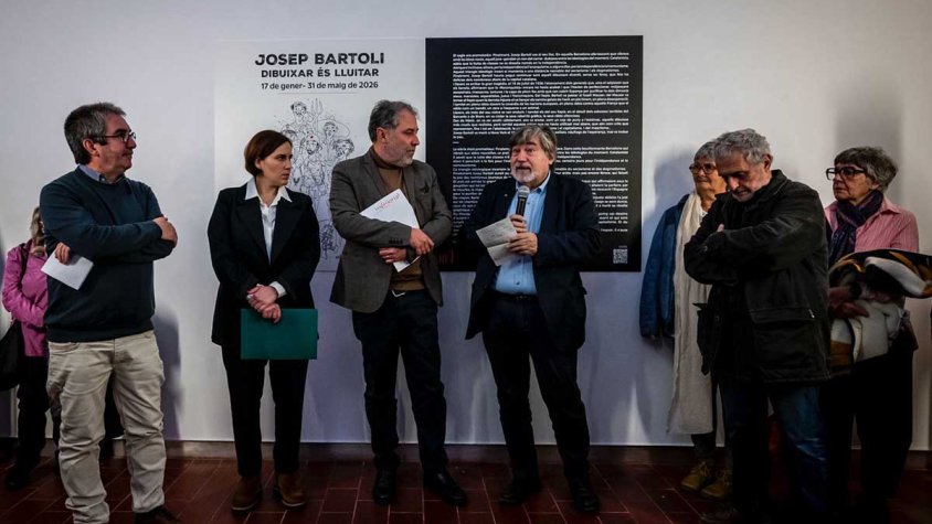 Presenten al MUME l'exposició "Josep Bartolí: dibuixar és lluitar"