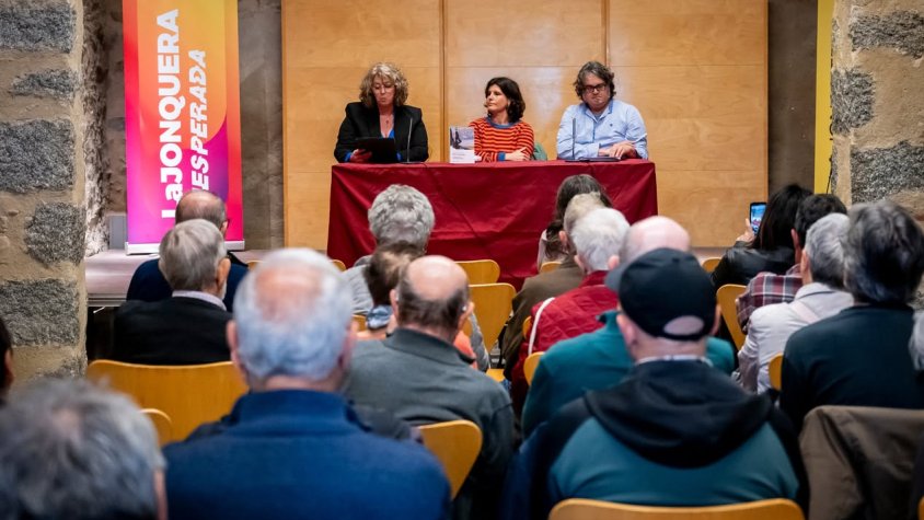L’acte, celebrat als Porxos de Can Laporta, va comptar amb la participació de Lluís Serrano i Agnès Prats, responsables de l’estudi introductori i l’edició literària de l’obra.