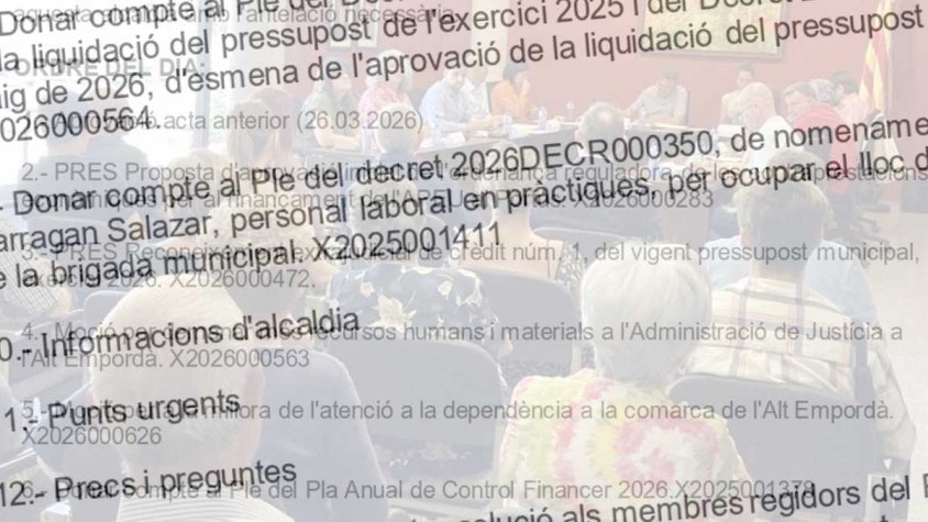 I tú, ets capaç de saber que aprovarà exactament demà l'Ajuntament de la Jonquera en el Ple Municipal?