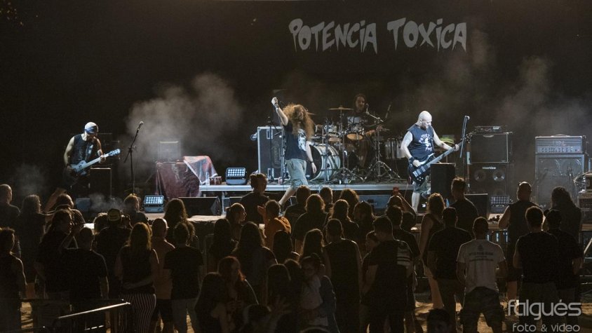El grup local Potencia Toxica va ser un dels més aclamats