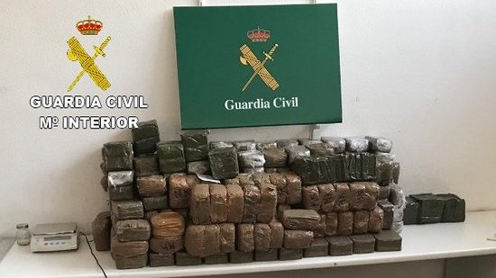 La droga estava valorada en un milió d'euros